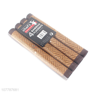Good price home tea coaster retro straw woven placemat