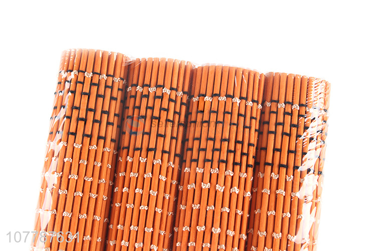New fashion design orange placemat bamboo potholder coaster