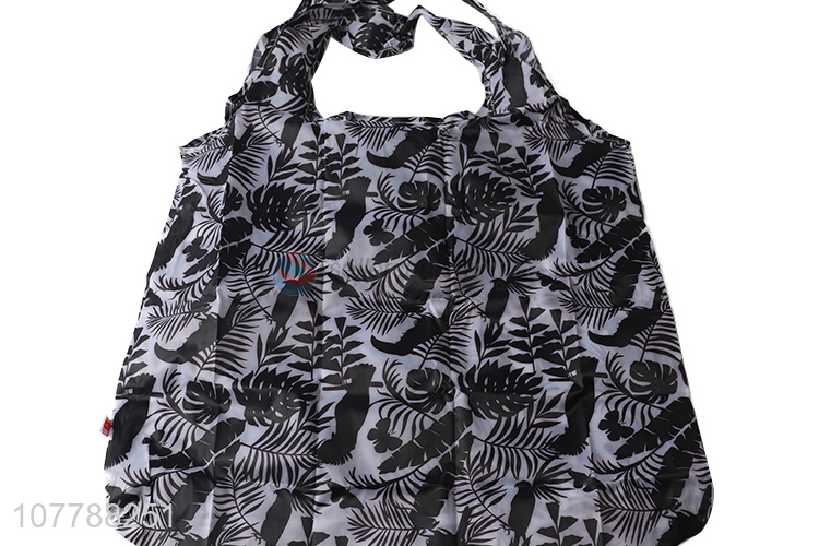 Wholesale eco-friendly shopping folding black Shopper bag