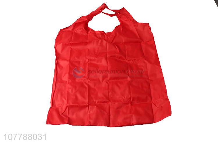 Simple design red heavy duty shopping bag with top quality