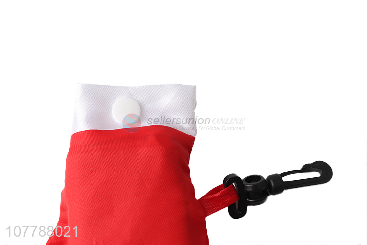 Wholesale low price red polyester waterproof shopping bag