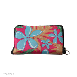 Good price waterproof foldable shopping bag with flower pattern