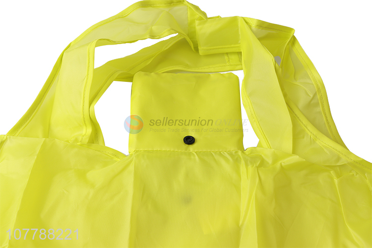 Best selling yellow reusable shopping carry bag with low price