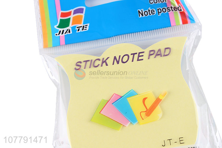 Hot selling office school sticky note pad sticky memo pad