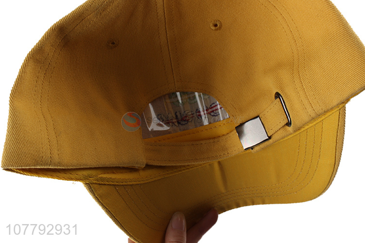Custom Washed Cotton Three-Dimensional Embroidered Baseball Cap