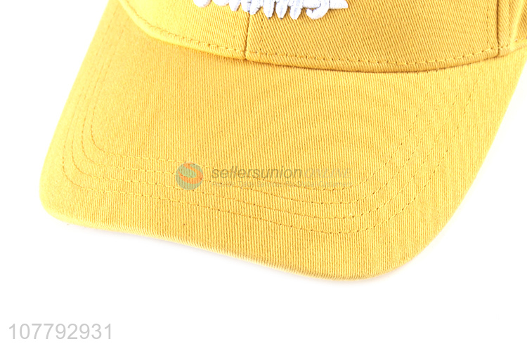 Custom Washed Cotton Three-Dimensional Embroidered Baseball Cap