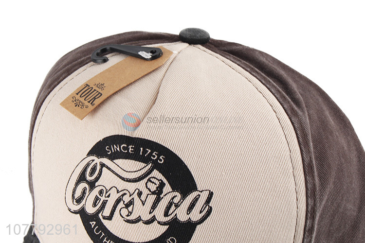 Best Sale Washed Printed Baseball Caps Outdoor Casual Hat