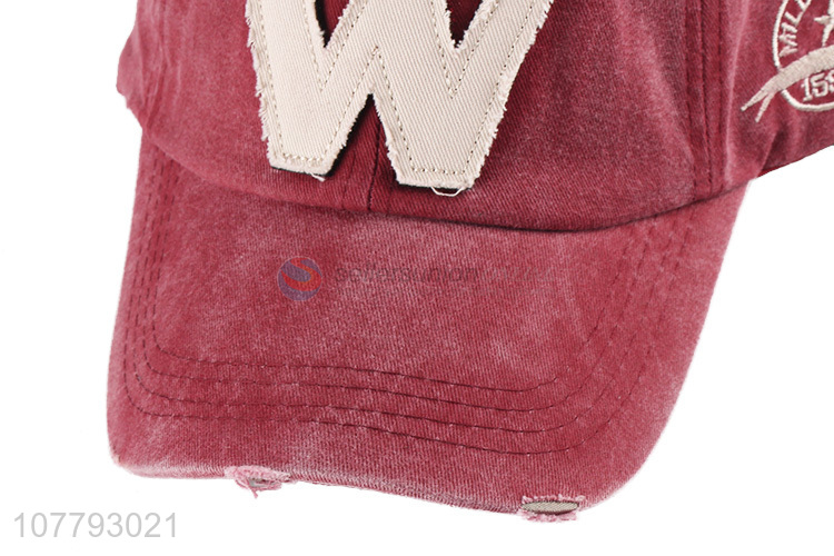Good Quality Washed Baseball Cap Casual Sports Baseball Hat