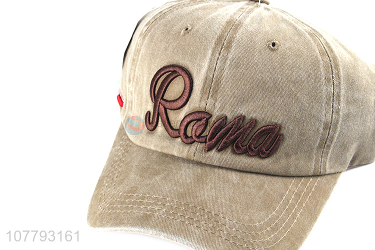 High Quality Cotton Three-Dimensional Embroidered Baseball Cap