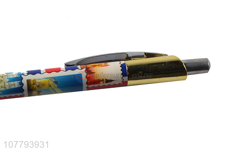 Custom Promotional Ball Point Pen Plastic Ballpoint Pen