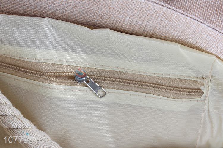Fashion Style Portable Tote Bag Beach Bag With Coin Purse