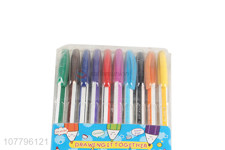 High quality multicolor office writing pen ballpoint pen