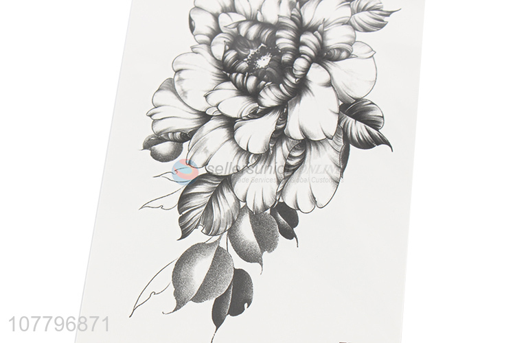 Best selling art waterproof flower tattoo sticker