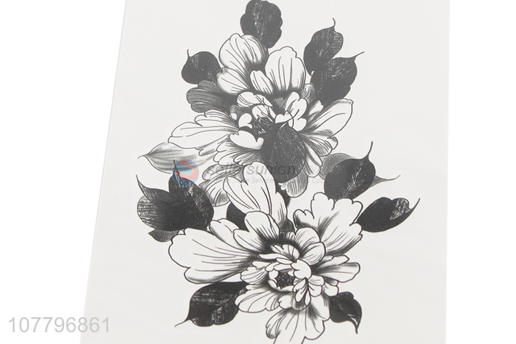 High quality long lasting flower pattern tattoo sticker