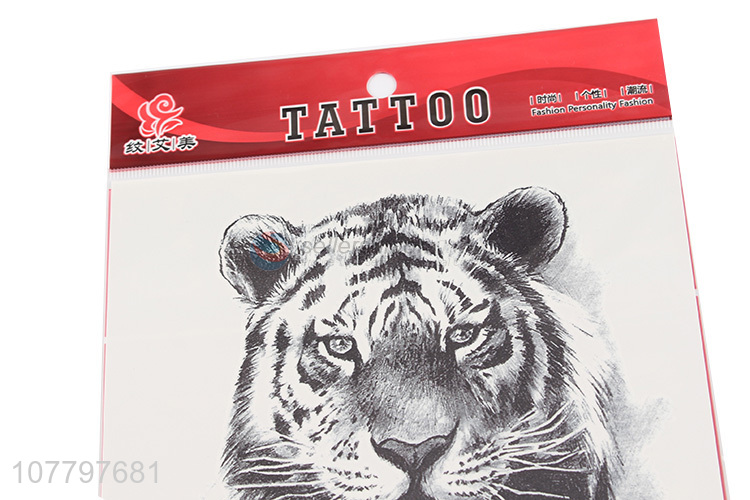 Factory supply tiger shape body fake tattoo stickers