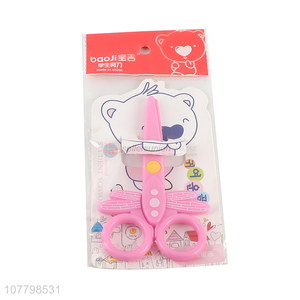 Creative design pink cartoon children scissors