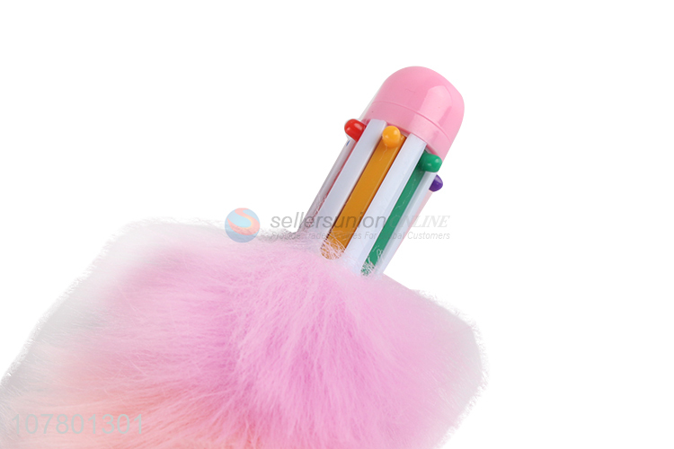 Creative furry design gel pen office stationery pen