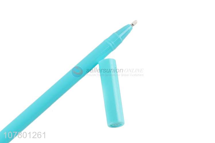Wholesale blue cartoon office signature pen gel pen