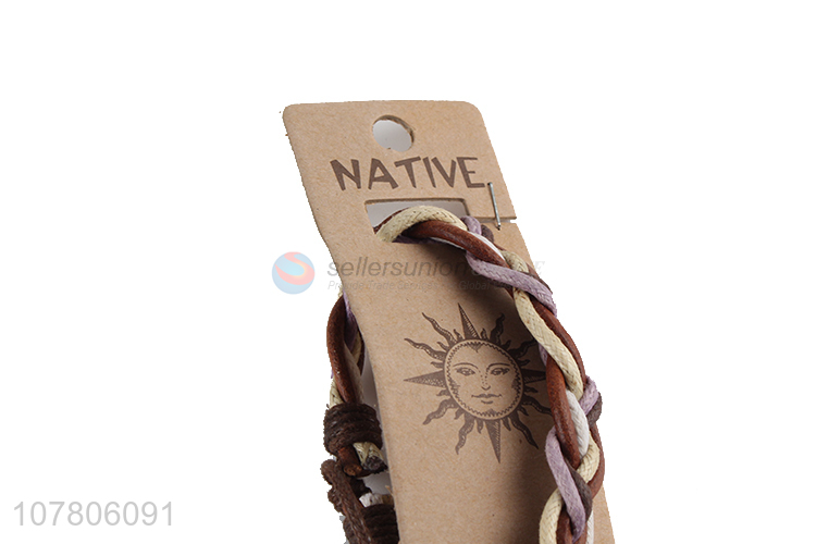 Yiwu wholesale handmade woven bracelet nylon bracelet