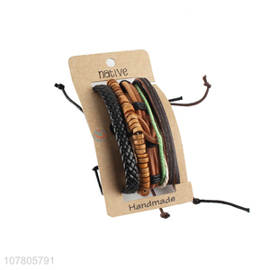Popular fashion nylon handmade braided bracelet