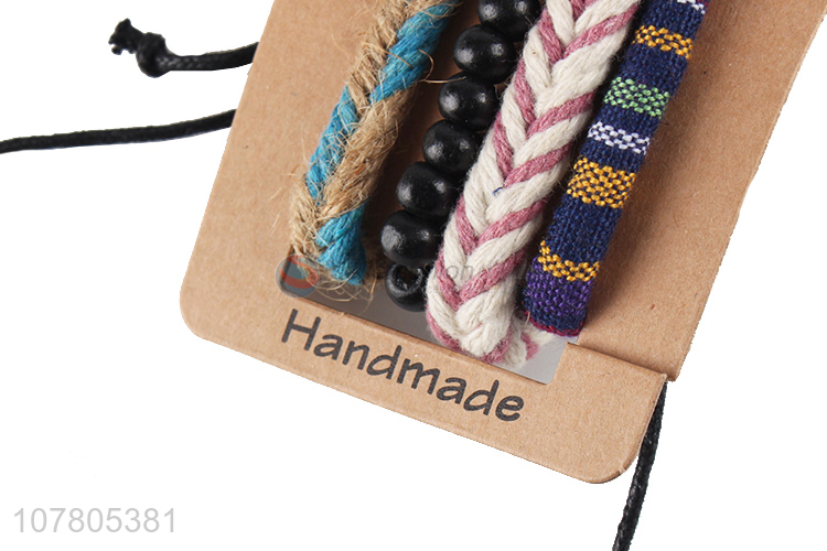 Factory wholesale nylon braided bracelet ladies hand ornament