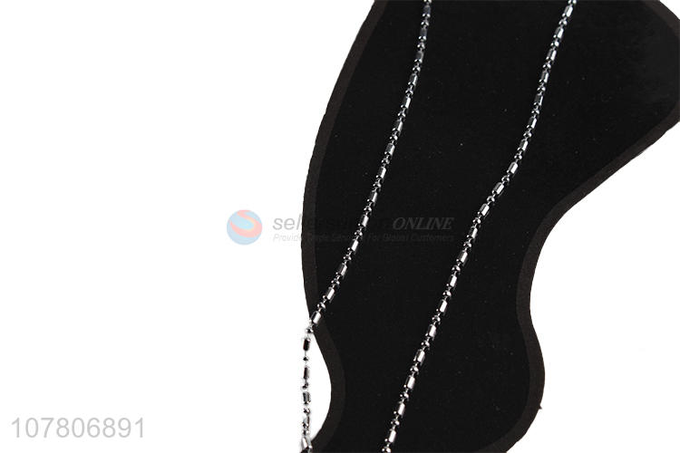 Simple and fashionable silver adjustable ladies anklet