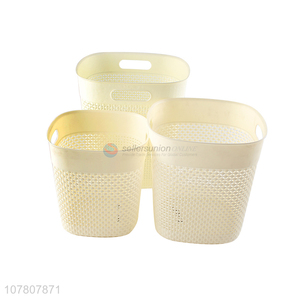 Good Quality Household Storage Supplies Plastic Storage Basket