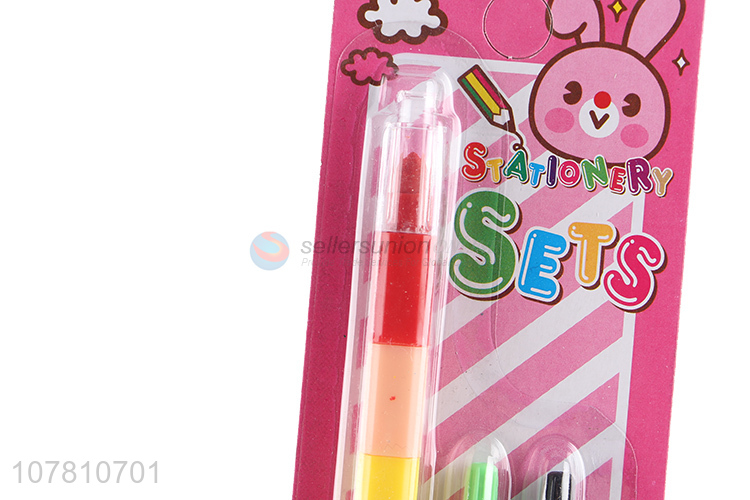 Factory wholesale children stationery set plastic watercolor pen set