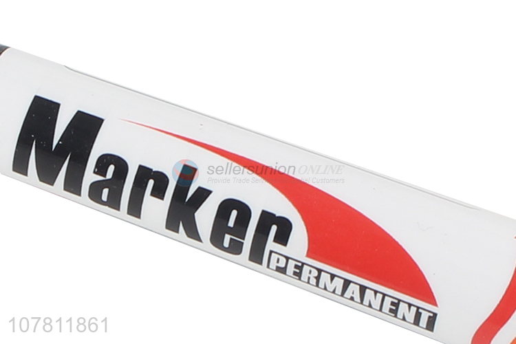 Wholesale Black Permanent Marker Plastic Marker Pens