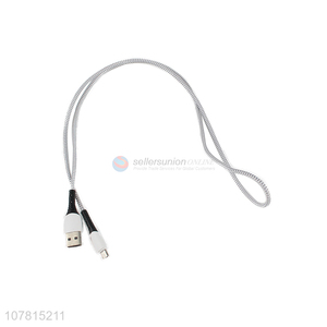 China wholesale white metal Android phone data cable