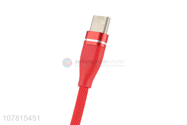 Good quality red multifunctional fast charge charging cable