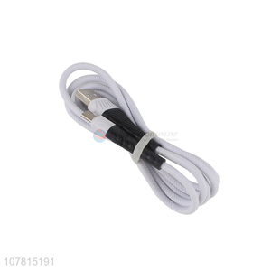 Hot selling white data cable TPC charging data line