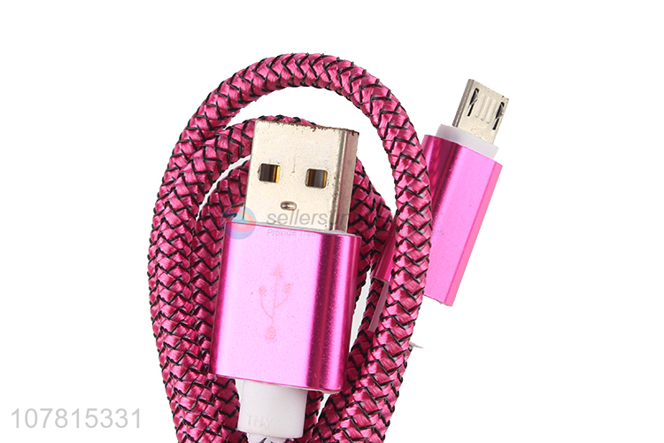 China market wholesale rose red universal android data cable