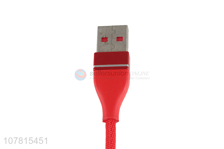 Good quality red multifunctional fast charge charging cable
