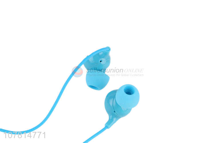Hot selling blue multifunctional in-ear comfortable headphones