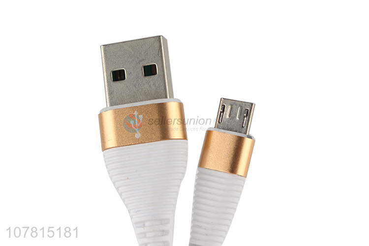Wholesale white universal android phone charging data cable