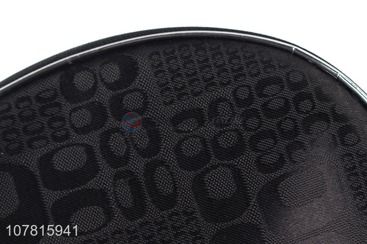 Factory price black coin purse zipper bag for sale