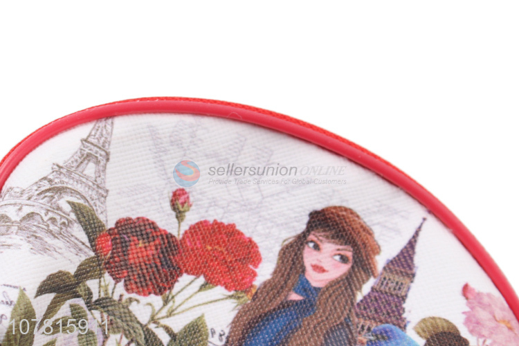Factory supply lady durable coin purse keychain bag