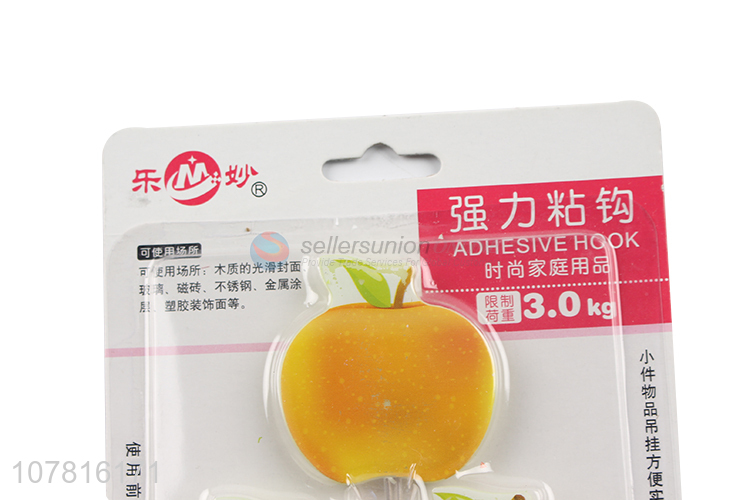 New Design Fruit Shape Adhesive Hook For Household