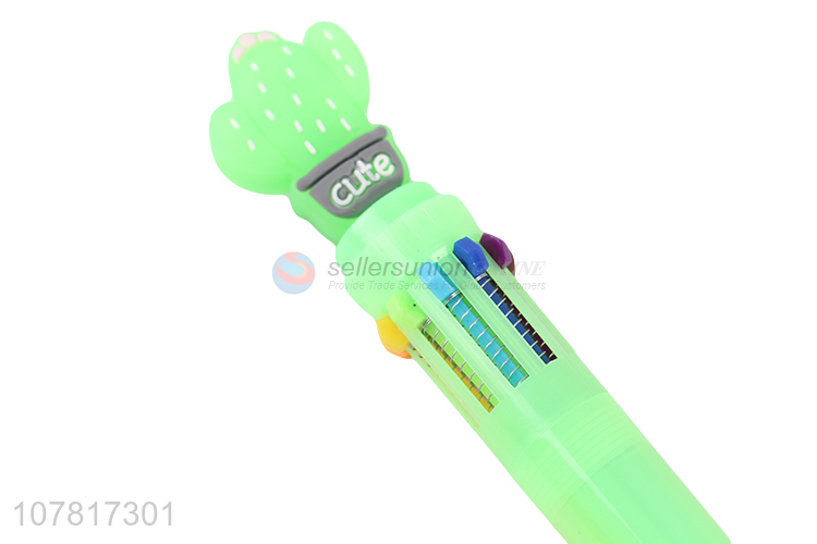 Popular product 10color cactus ballpoint pen