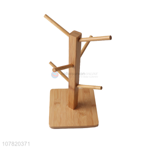 New product detachable wooden coffee cup rack tree wooden mug holder