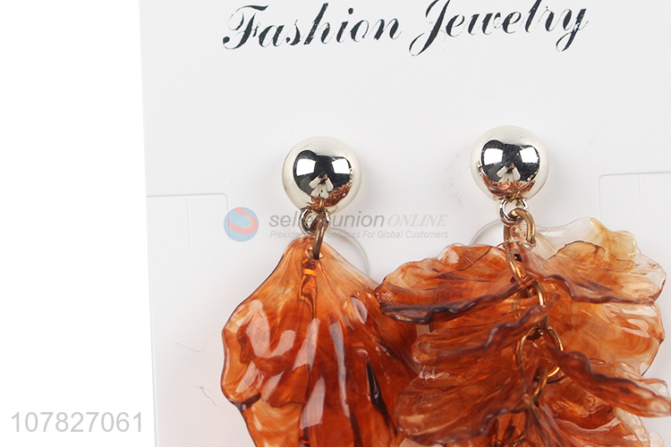 Wholesale Beautiful Plastic Pendant Earring Fashion Accessories