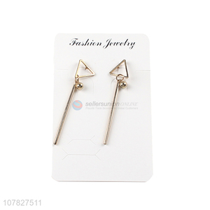 Fashion Simple Metal Rod Earrings Ladies Stud Earrings