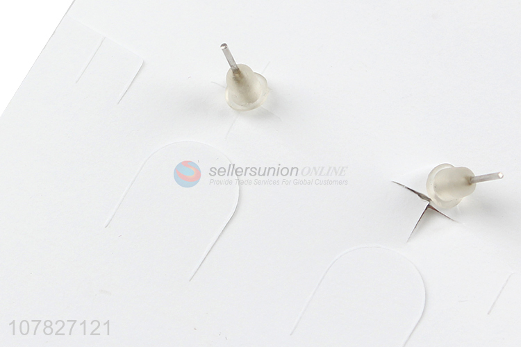 Promotional Round Plastic Sheets Pendant Earring For Ladies