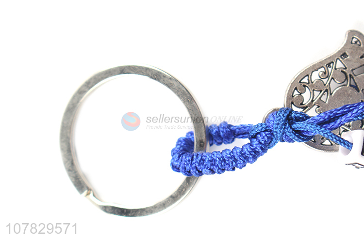 Yiwu wholesale backpack pendant braided rope bead chain