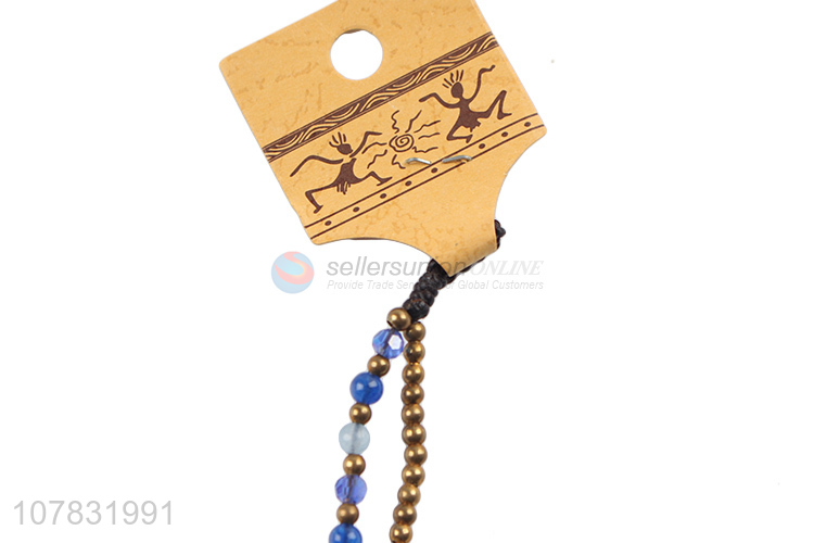 Wholesale ladies small fresh hand-woven bracelet with bells