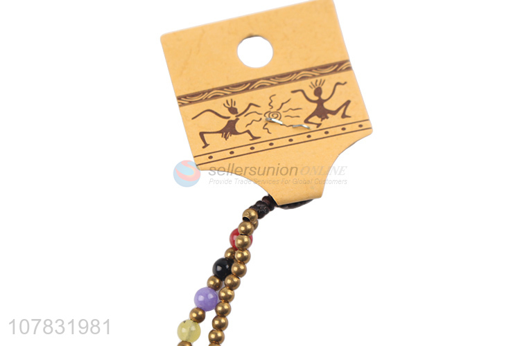 Factory direct sale ladies hand-woven bracelet with bell