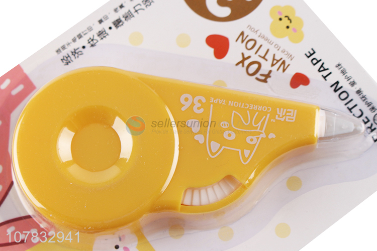 Good price orange cartoon plastic correction tape for students