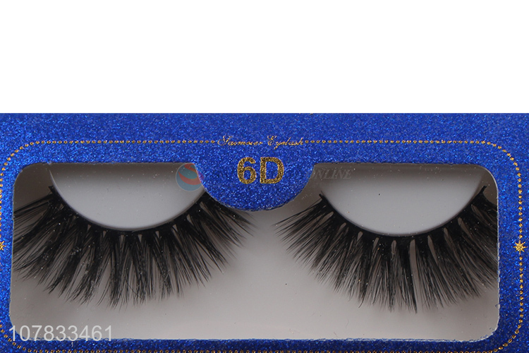 China manufacturer 6D fashion soft mink eyelashes synthetical lashes