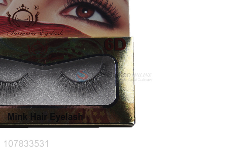 Competitive price 6D glitter eyelashes false mink eyelashes lashes